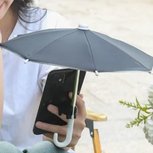 Mini support de téléphone parapluie support étanche universel pour Smartphones Mini pare-soleil coupe-vent support pour téléphone portable